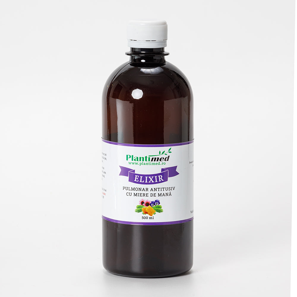 Elixir pulmonar antitusiv cu miere de mana