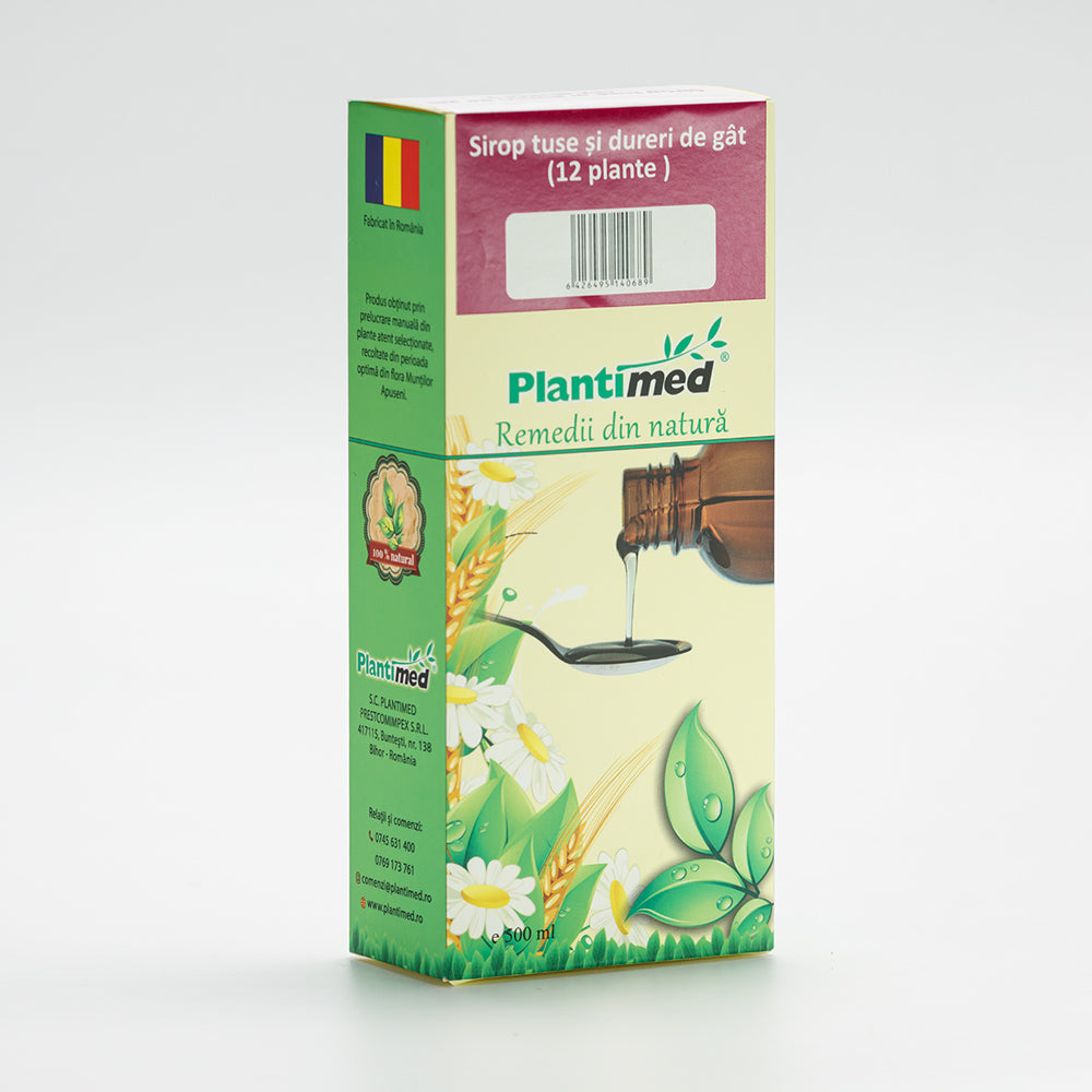 Sirop tuse si dureri de gat