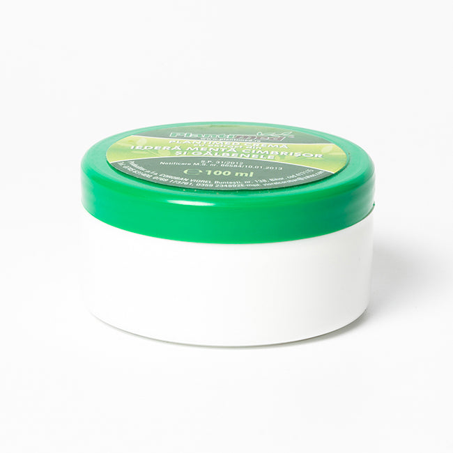 Crema anticelulitica cu iedera, menta, cimbrisor si galbenele