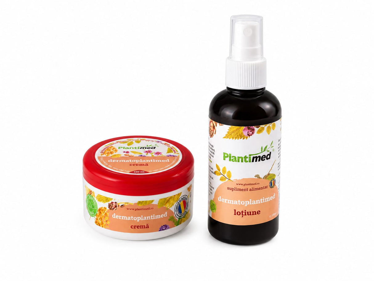 Pachet Dermatoplantimed (cremă și loțiune)